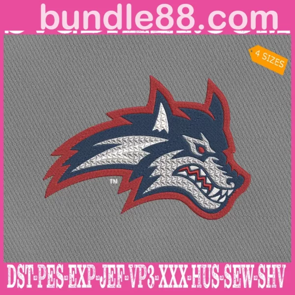 Stony Brook Seawolves Embroidery Files