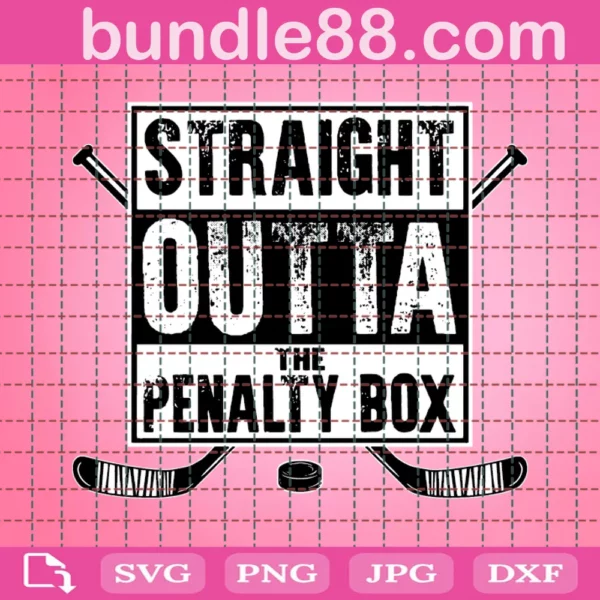 Straight Outta The Penalty Box Svg