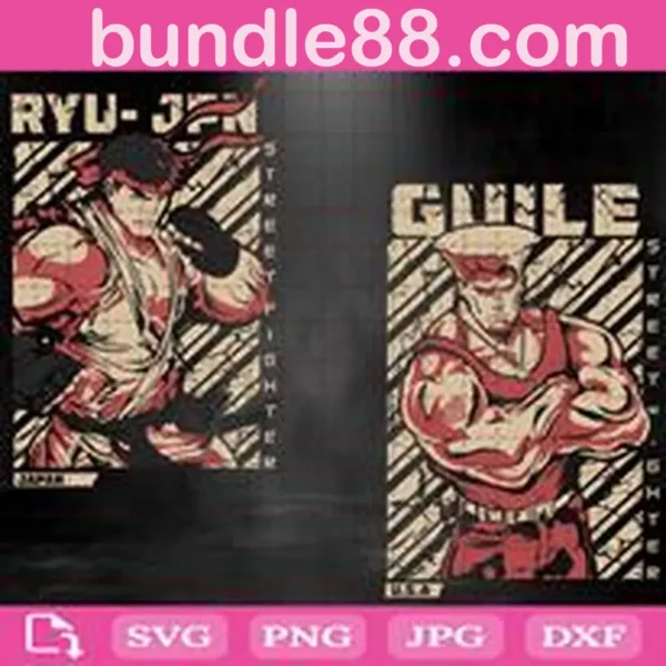 Street Fighter Bundle Svg