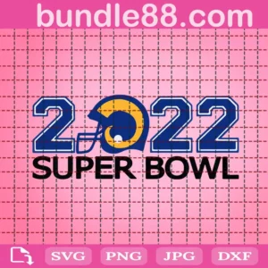 Super Bowl 2022 Rams Svg