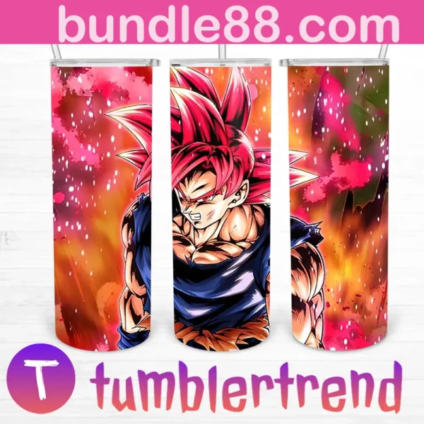 Super Saiyan 20oz Tumbler Skinny