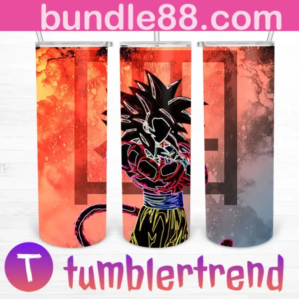 Super Saiyan 4 Goku 20oz Tumbler Skinny