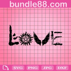 Supernatural Love Png & Svg Files For Cricut