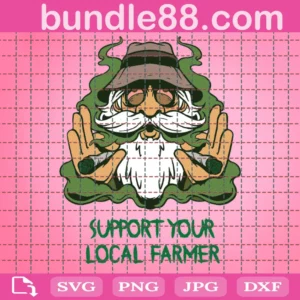 Support Your Local Farmer Svg