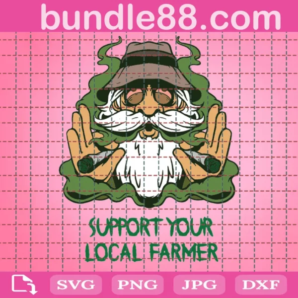 Support Your Local Farmer Svg