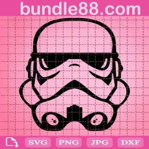 Svg File For Star Wars Empire Strikes Back Stormtroopers Helmet