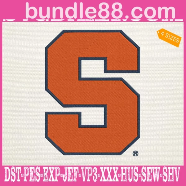 Syracuse Orange Embroidery Machine