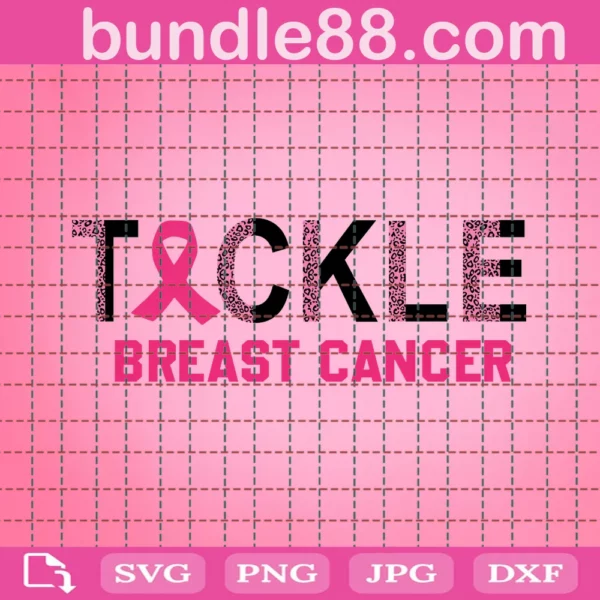 Tackle Breast Cancer Svg