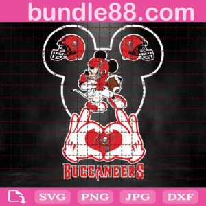 Tampa Bay Buccaneers Football Mouse Clipart