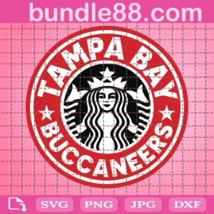 Tampa Bay Buccaneers Starbucks Logo Cup Wrap Svg