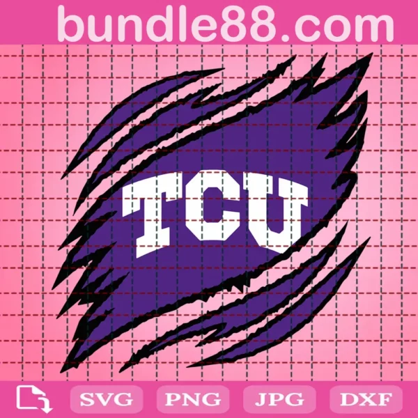 Tcu Horned Frogs Claws Svg