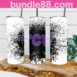 TCU Horned Frogs Football 20oz Skinny Tumbler