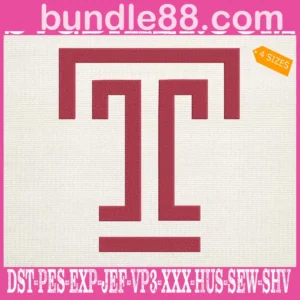 Temple Owls Embroidery Machine