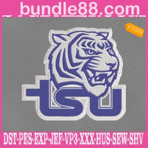 Tennessee State Tigers Embroidery Files