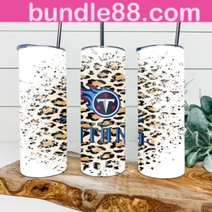 Tennessee Titans 20oz Skinny Tumbler