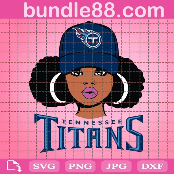 Tennessee Titans Cheerleader Football Svg Files