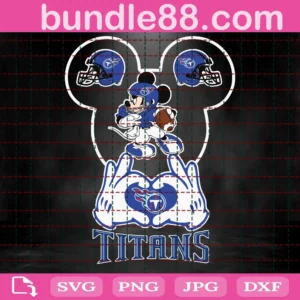 Tennessee Titans Football Mouse Clipart