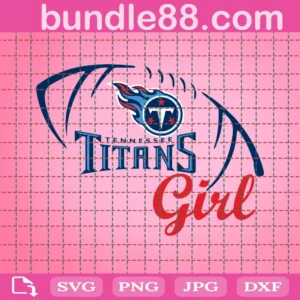 Tennessee Titans Girl Svg