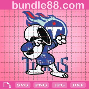 Tennessee Titans Snoopy Svg