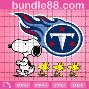 Tennessee Titans Snoopy Woodstock Svg