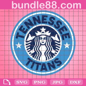 Tennessee Titans Starbucks Logo Cup Wrap Svg