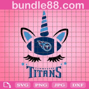 Tennessee Titans Unicorn Football Svg Files