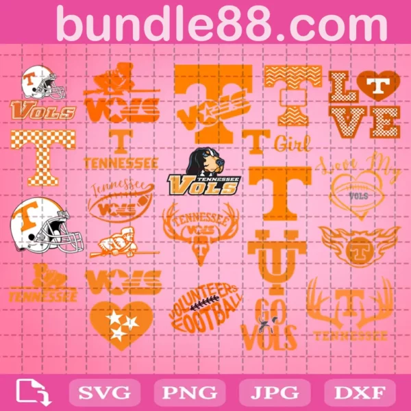 Tennessee Vols Ncaa Svg Bundle