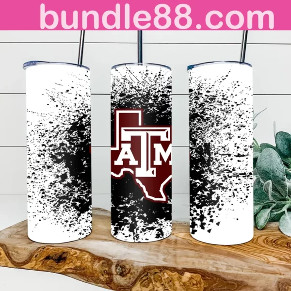 Texas A&M Aggies Football 20oz Skinny Tumbler