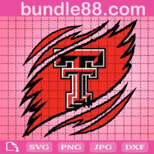 Texas Tech Red Raiders Claws Svg