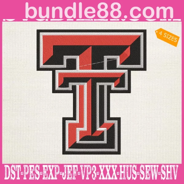 Texas Tech Red Raiders Embroidery Machine