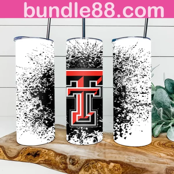 Texas Tech Red Raiders Football 20oz Skinny Tumbler