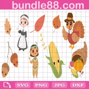 Thanksgiving Autumn Bundle Svg Free