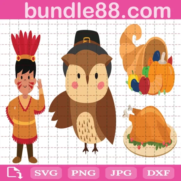 Thanksgiving Bundle Svg Free