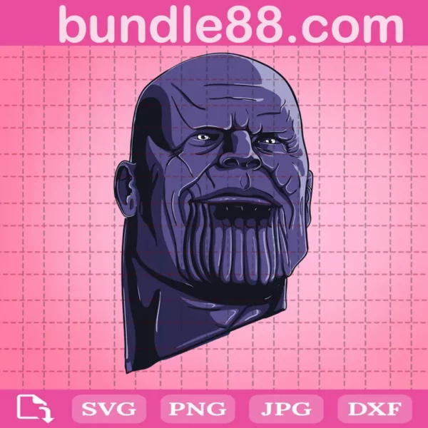 Thanos Svg, Mad Titan Svg