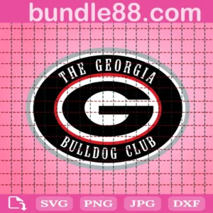 The Georgia Bulldogs Club Svg