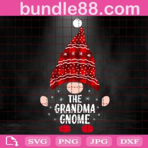 The Grandma Gnome Svg