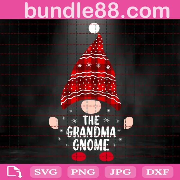 The Grandma Gnome Svg