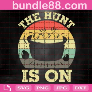 The Hunt Is On Eggs Svg