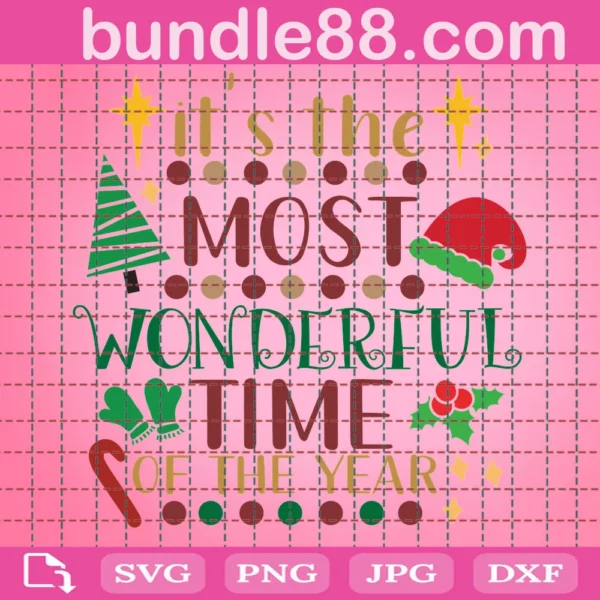 The Most Wonderful Time Of The Year Svg