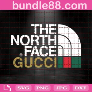 The North Face Gucci Logos Svg