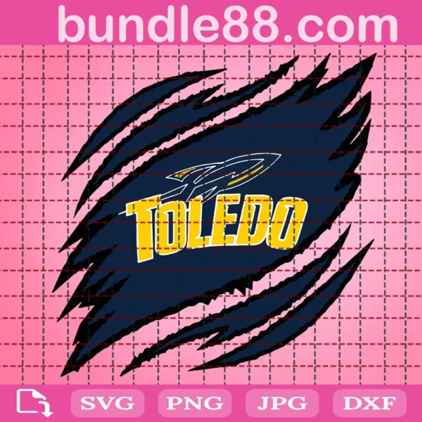 Toledo Rockets Claws Svg