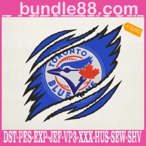 Toronto Blue Jays Embroidery Design