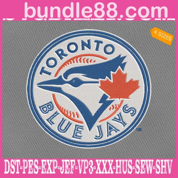 Toronto Blue Jays Logo Embroidery Machine