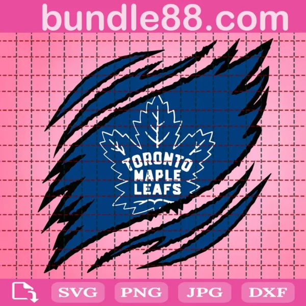 Toronto Maple Leafs Claws Svg