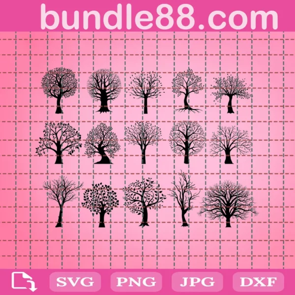 Tree Svg Bundle Svg