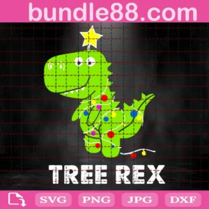 Tree Rex Svg, Christmas Svg