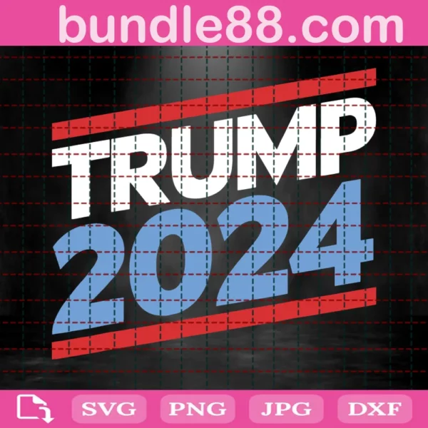 Trump 2024 Svg, Trump America