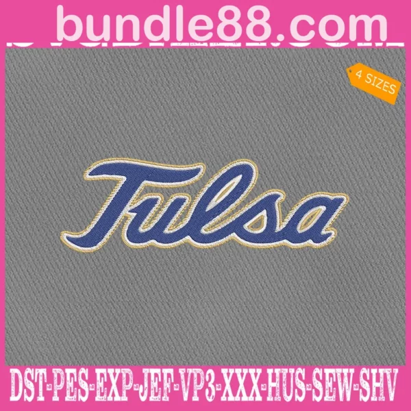 Tulsa Golden Hurricane Embroidery Machine