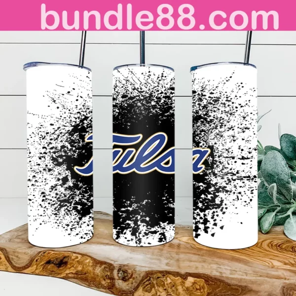 Tulsa Golden Hurricane Football 20oz Skinny Tumbler