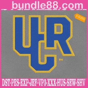 UC Riverside Highlanders Embroidery Files